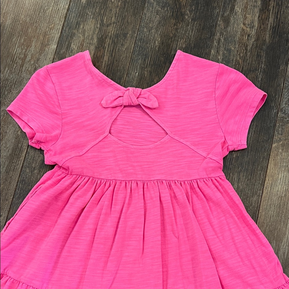 Cat & Jack Vibrant Pink Casual Kids Dress - Picture 8 of 9